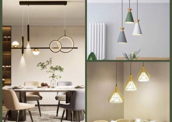 Một số kiểu dáng đèn dùng để trang trí bàn ăn 