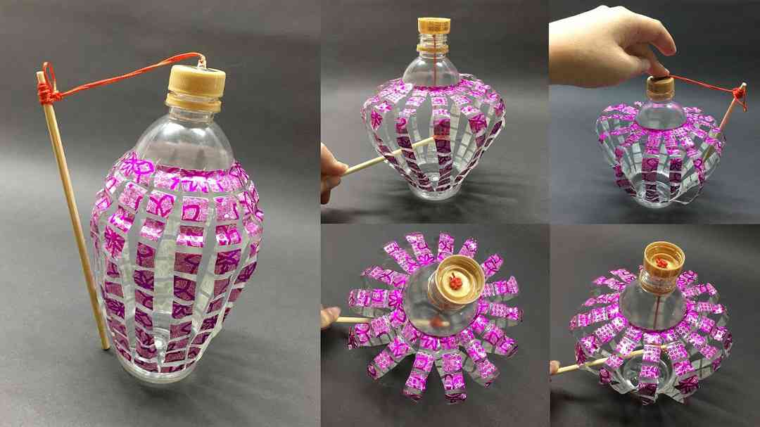 Cách làm lồng đèn Trung thu bằng chai nhựa