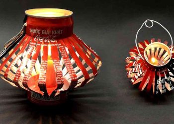 Cách làm lồng đèn trung thu bằng lon bia