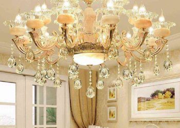 Ưu điểm của đèn chùm bát đá tự nhiên trang trí phòng khách