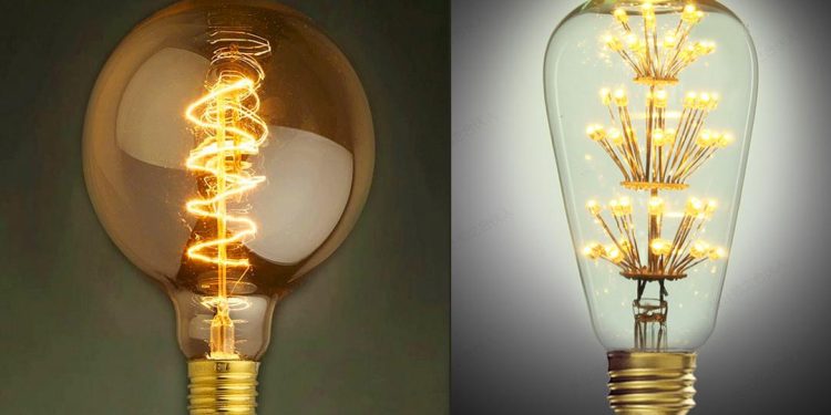 So sánh giữa đèn LED và đèn sợi đốt